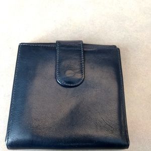 Nordstrom blue leather Men's wallet